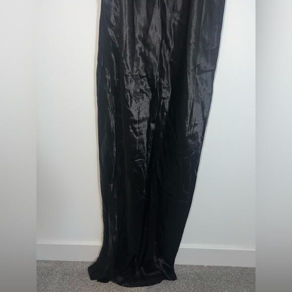 MESHKI new Claire Satin Drape Back Maxi Dress XL - Picture 12 of 15